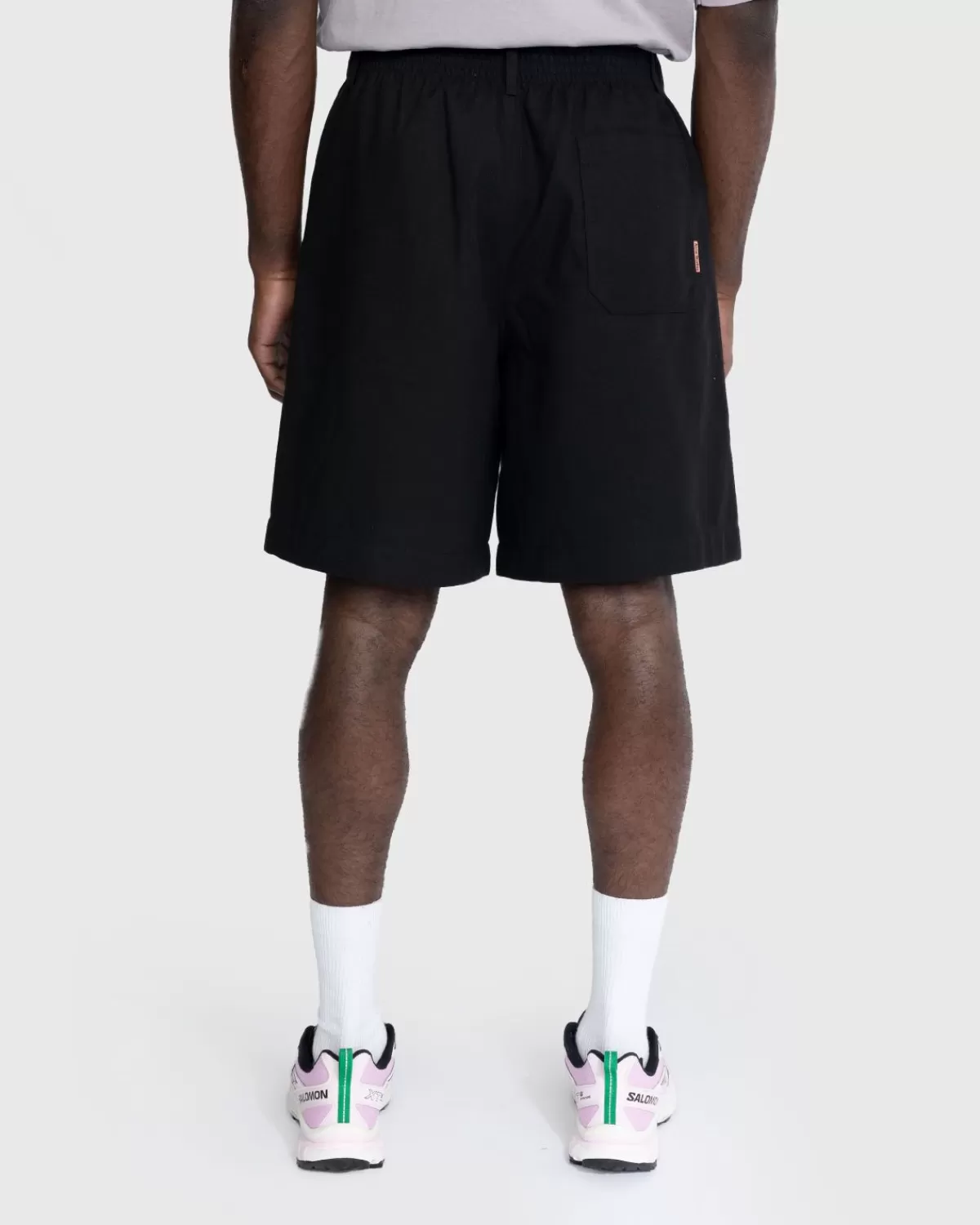 Korte Broek^Acne Studios Shorts Met Normale Pasvorm Zwart