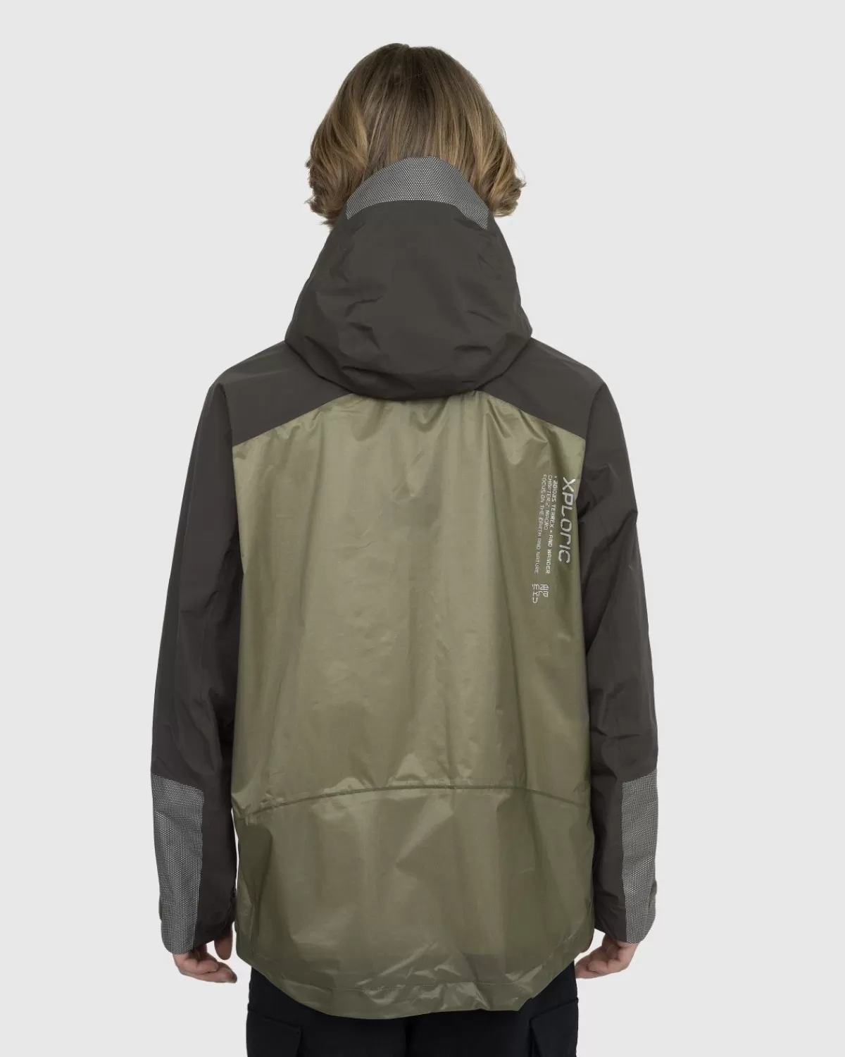 Bovenkleding^adidas Terrex X And Wander Xploric Rain.Rdy Jas Shadow Olive/Olive Strata