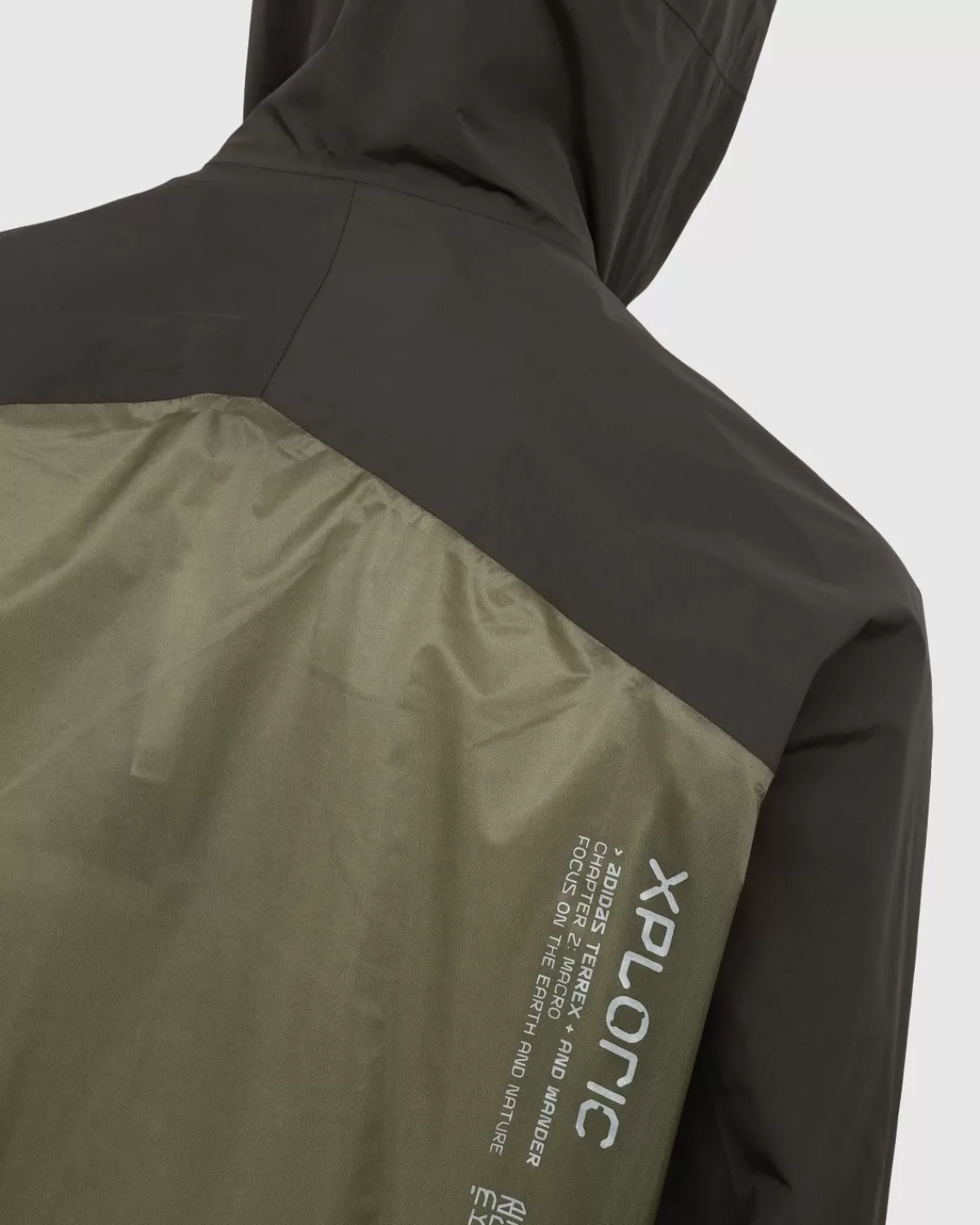 Bovenkleding^adidas Terrex X And Wander Xploric Rain.Rdy Jas Shadow Olive/Olive Strata
