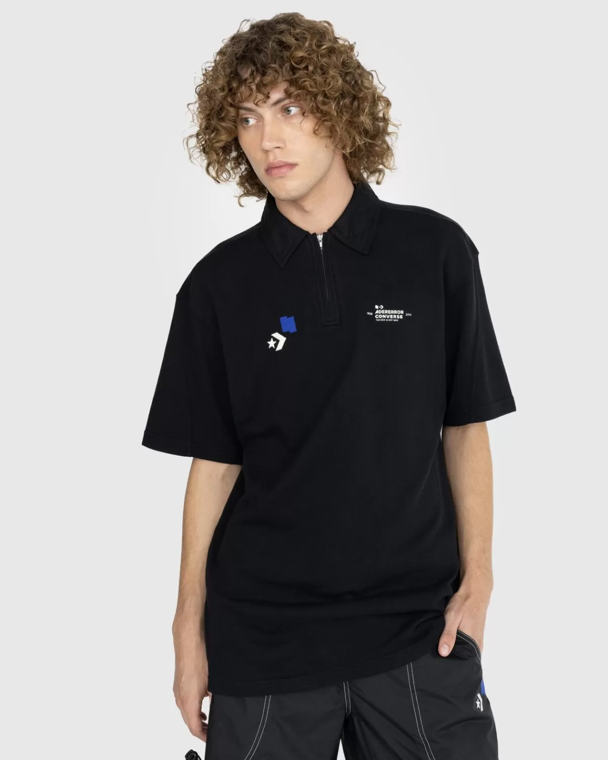 Overhemden^Converse X Ader Error Vormen Polo Zwart