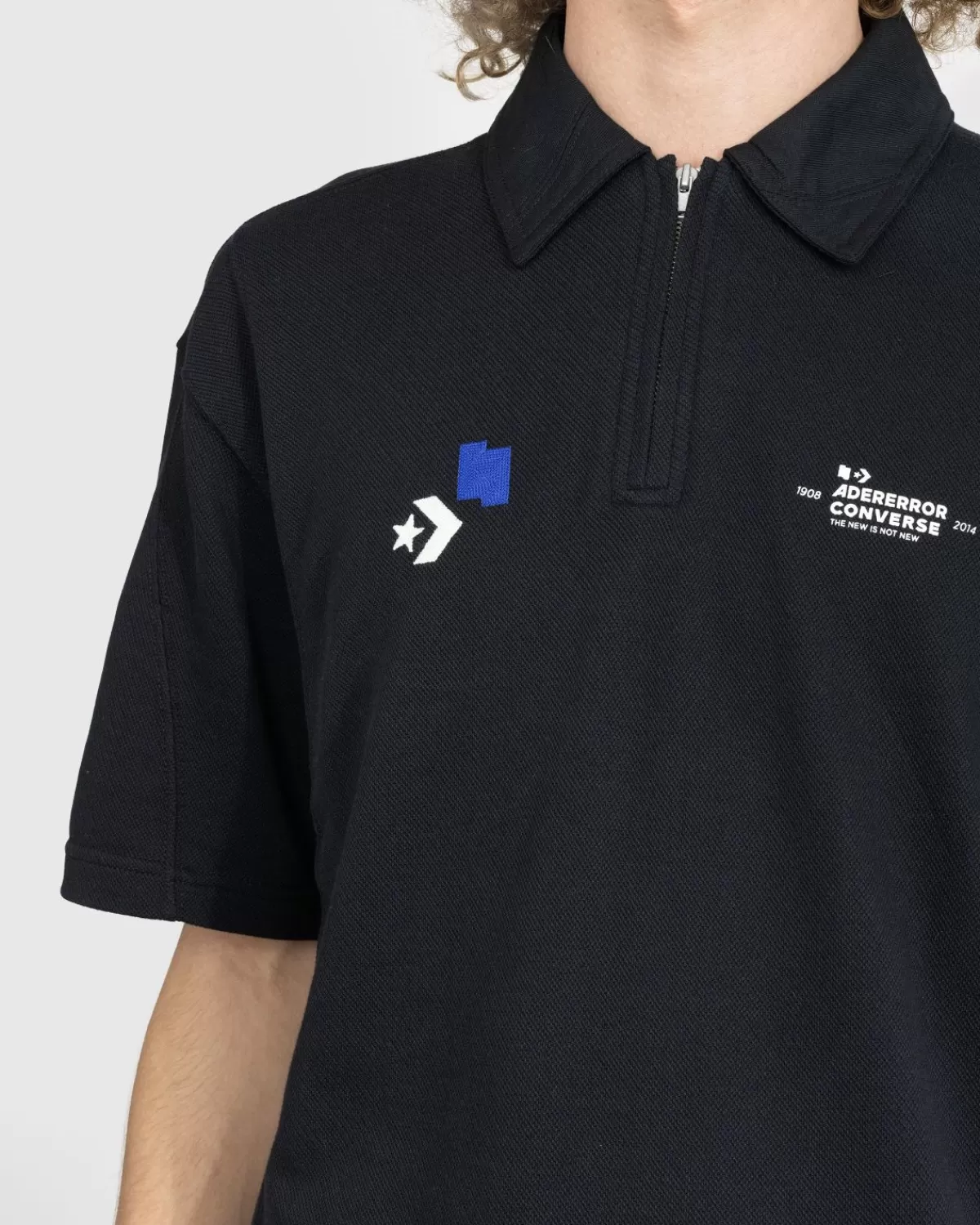 Overhemden^Converse X Ader Error Vormen Polo Zwart