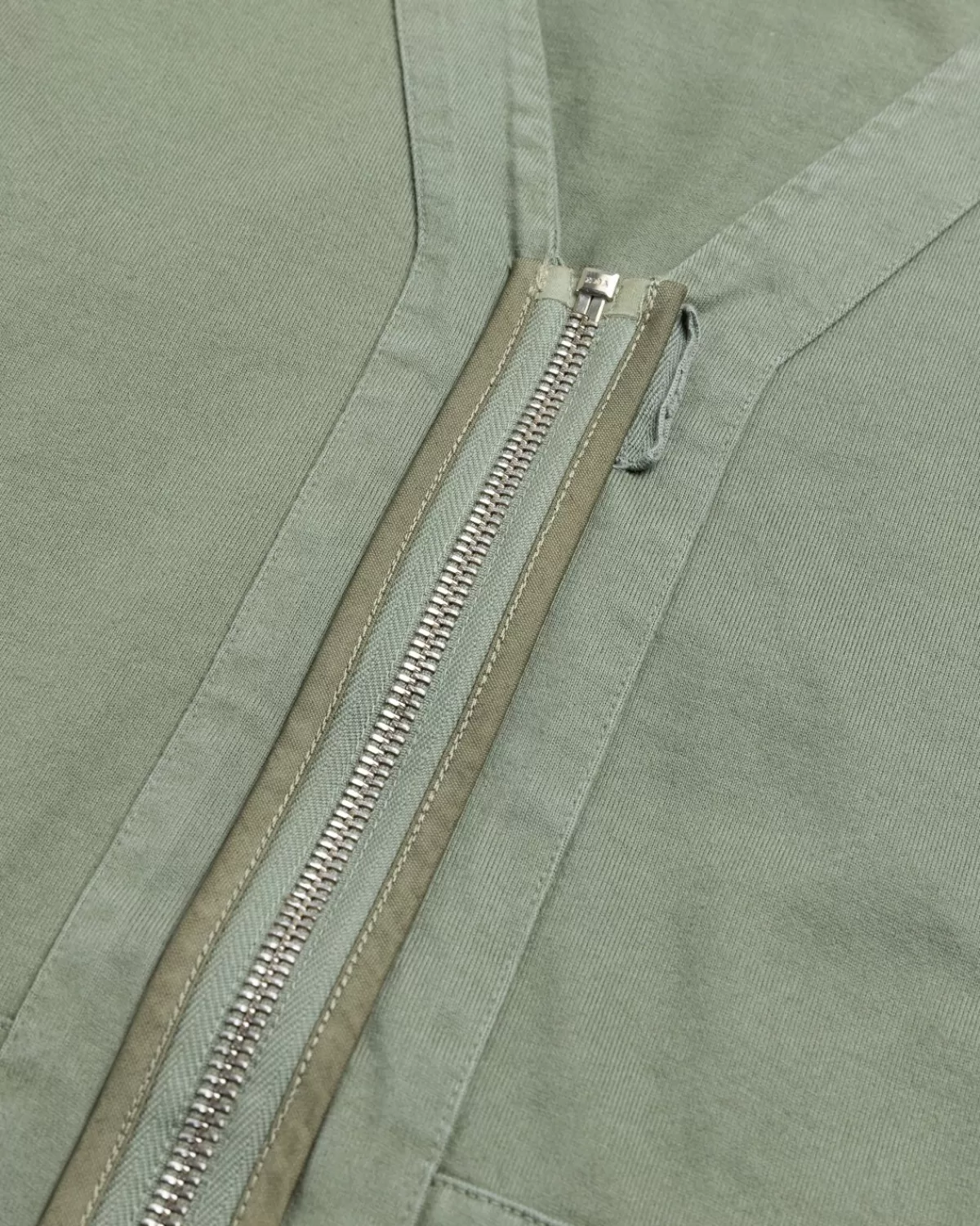 Bovenkleding^C.P. Company Cp Company - Gemerceriseerd Zwaar Jersey Gemengd Vest Met Ritssluiting Groen
