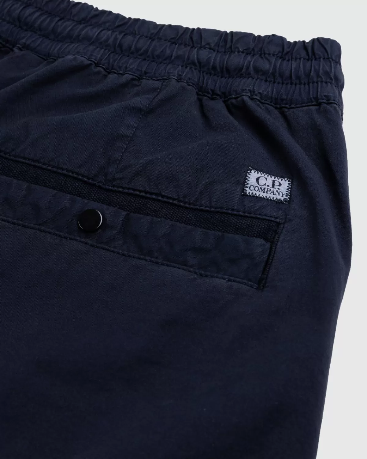 Korte Broek^C.P. Company Cp Company - Utility-Short Met Stretch Van Keperstof Total Eclipse Blue