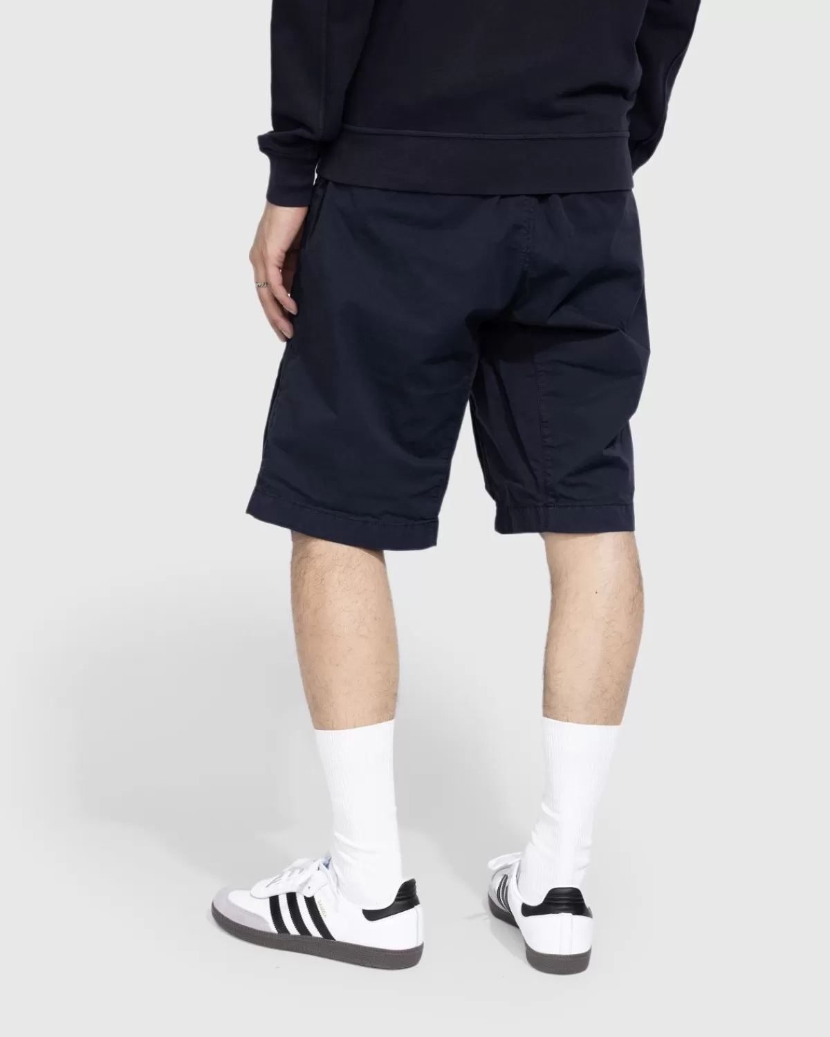 Korte Broek^C.P. Company Cp Company - Utility-Short Met Stretch Van Keperstof Total Eclipse Blue