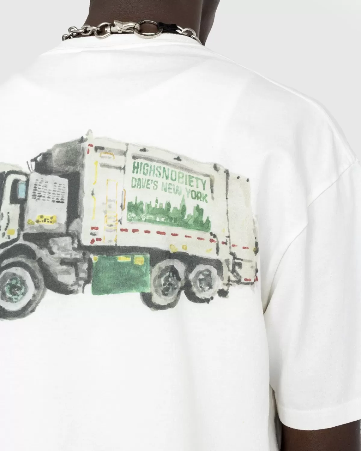 Dave's New York X Highsnobiety Sanitation Truck T-Shirt Wit Shop