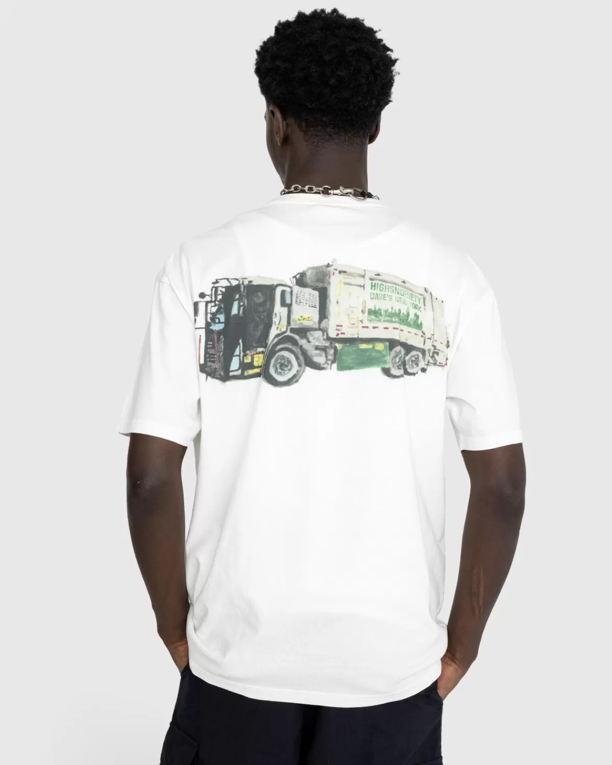 Dave's New York X Highsnobiety Sanitation Truck T-Shirt Wit Shop