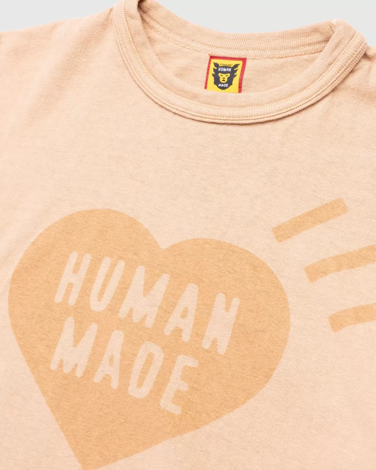Human Made Door De Mens Gemaakt Ningen-Sei Plantaardig Geverfd T-Shirt Beige Flash Sale