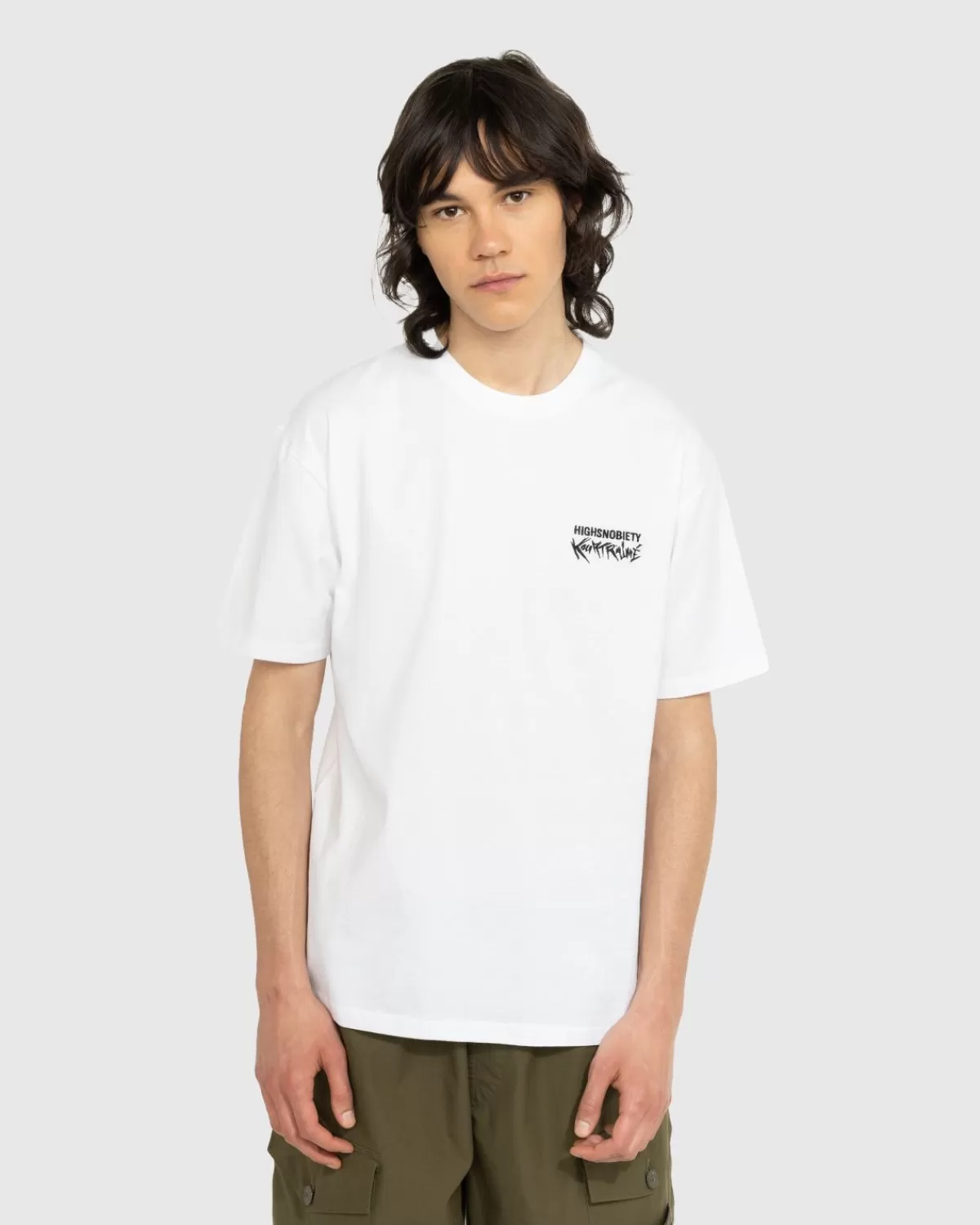 École Kourtrajmé Ecole Kourtrajme X Highsnobiety T-Shirt Met Korte Mouwen Wit Hot