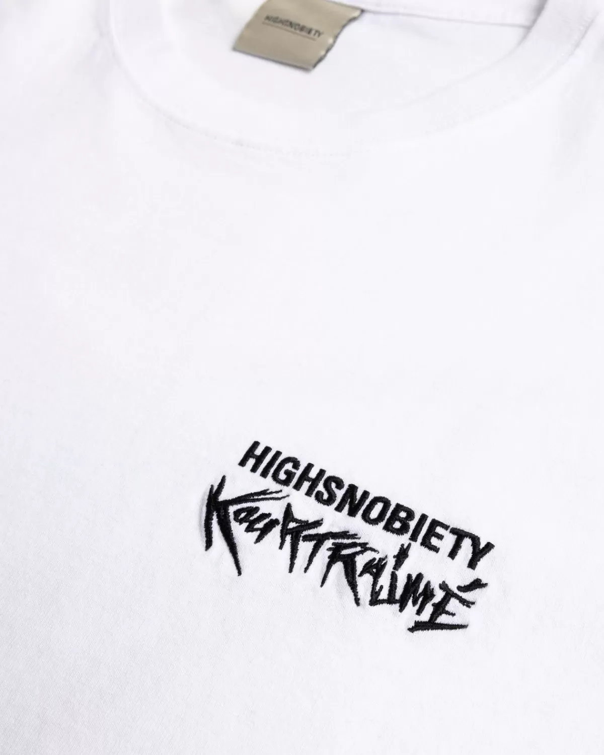 École Kourtrajmé Ecole Kourtrajme X Highsnobiety T-Shirt Met Korte Mouwen Wit Hot