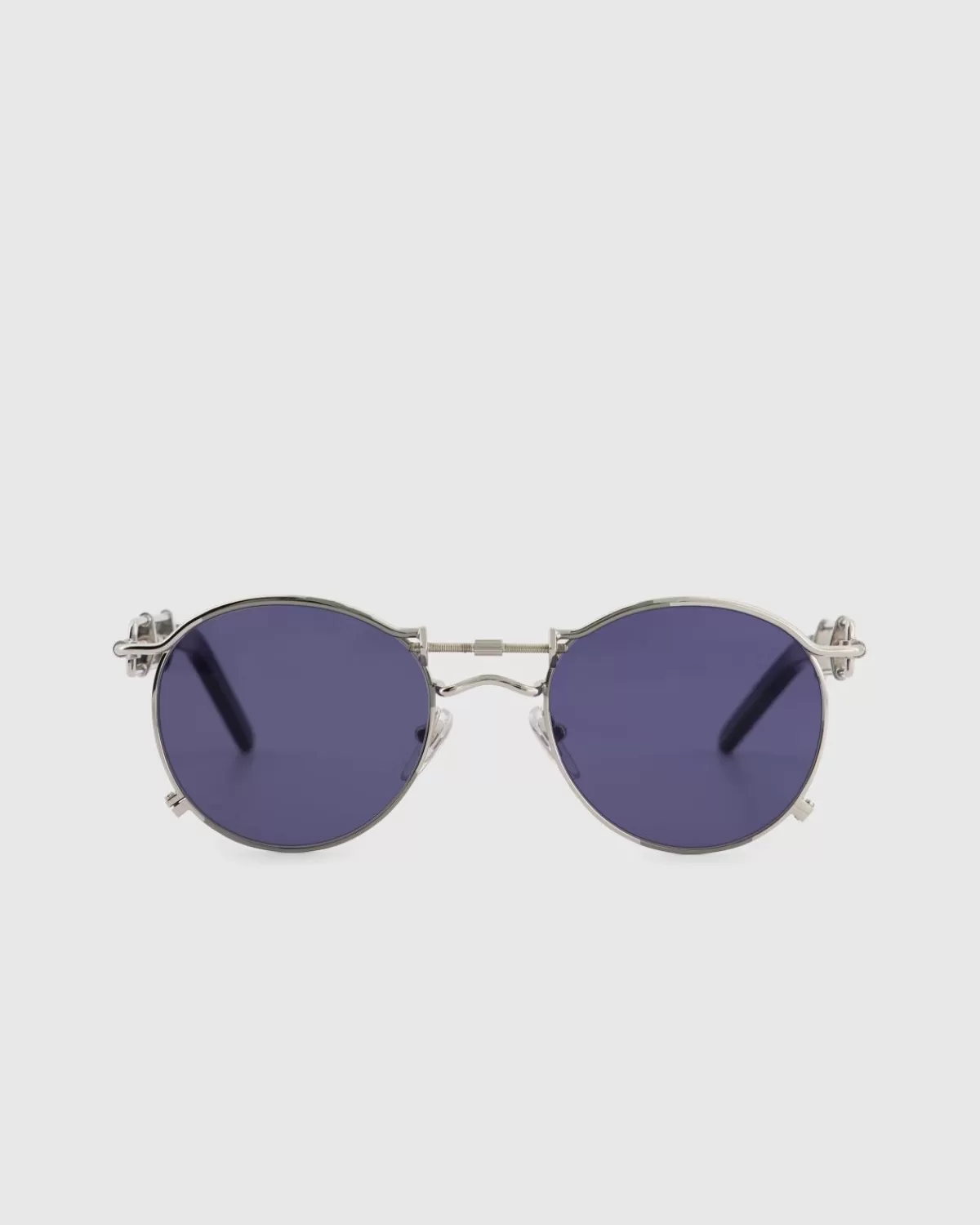 Jean Paul Gaultier X Burna Boy 56-0174 Pas De Vis-Zonnebril Zilver New