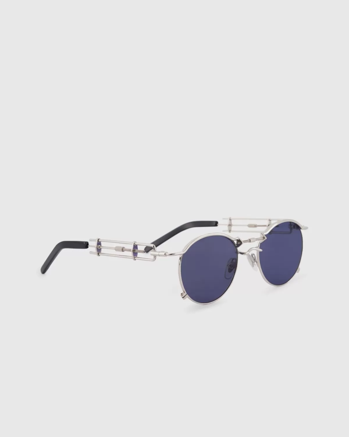 Jean Paul Gaultier X Burna Boy 56-0174 Pas De Vis-Zonnebril Zilver New
