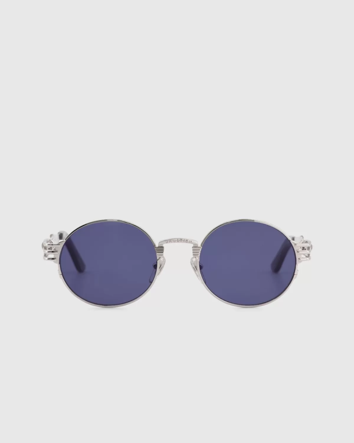 Jean Paul Gaultier X Burna Boy 56-6106 Dubbele Resort-Zonnebril Zilver Sale