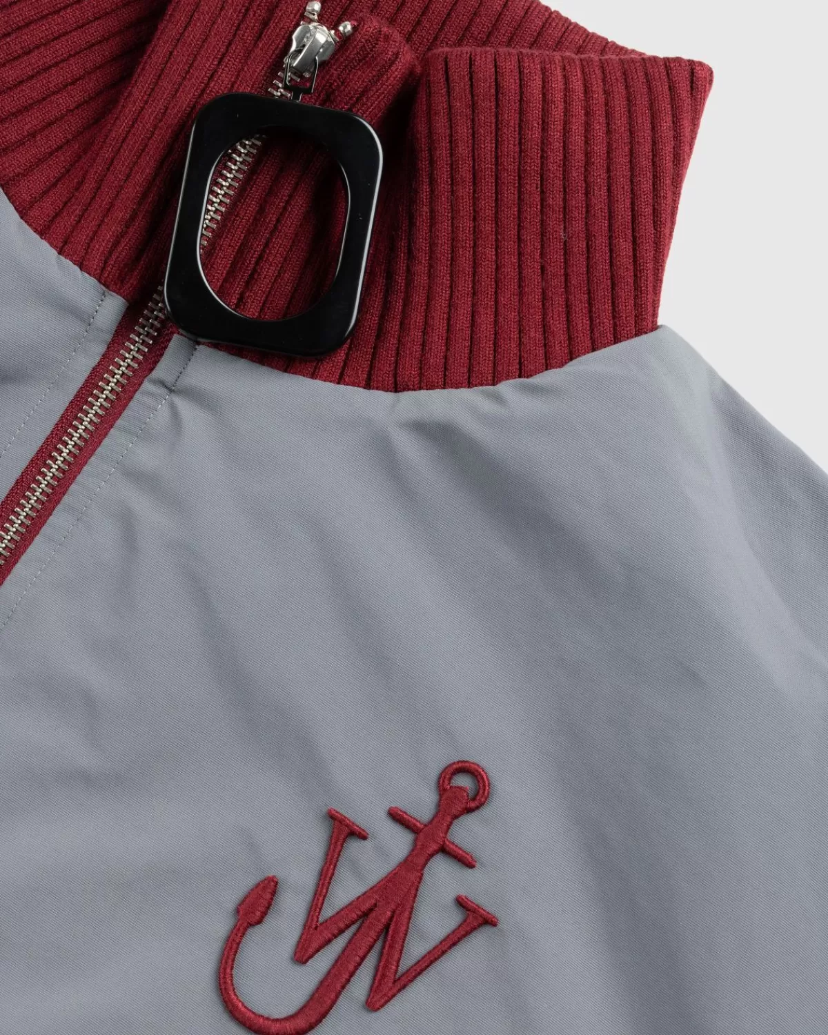 Bovenkleding^J.W. Anderson Jw Anderson - Contrasterende Blouson Met Ritssluiting Aan De Voorkant Grijs