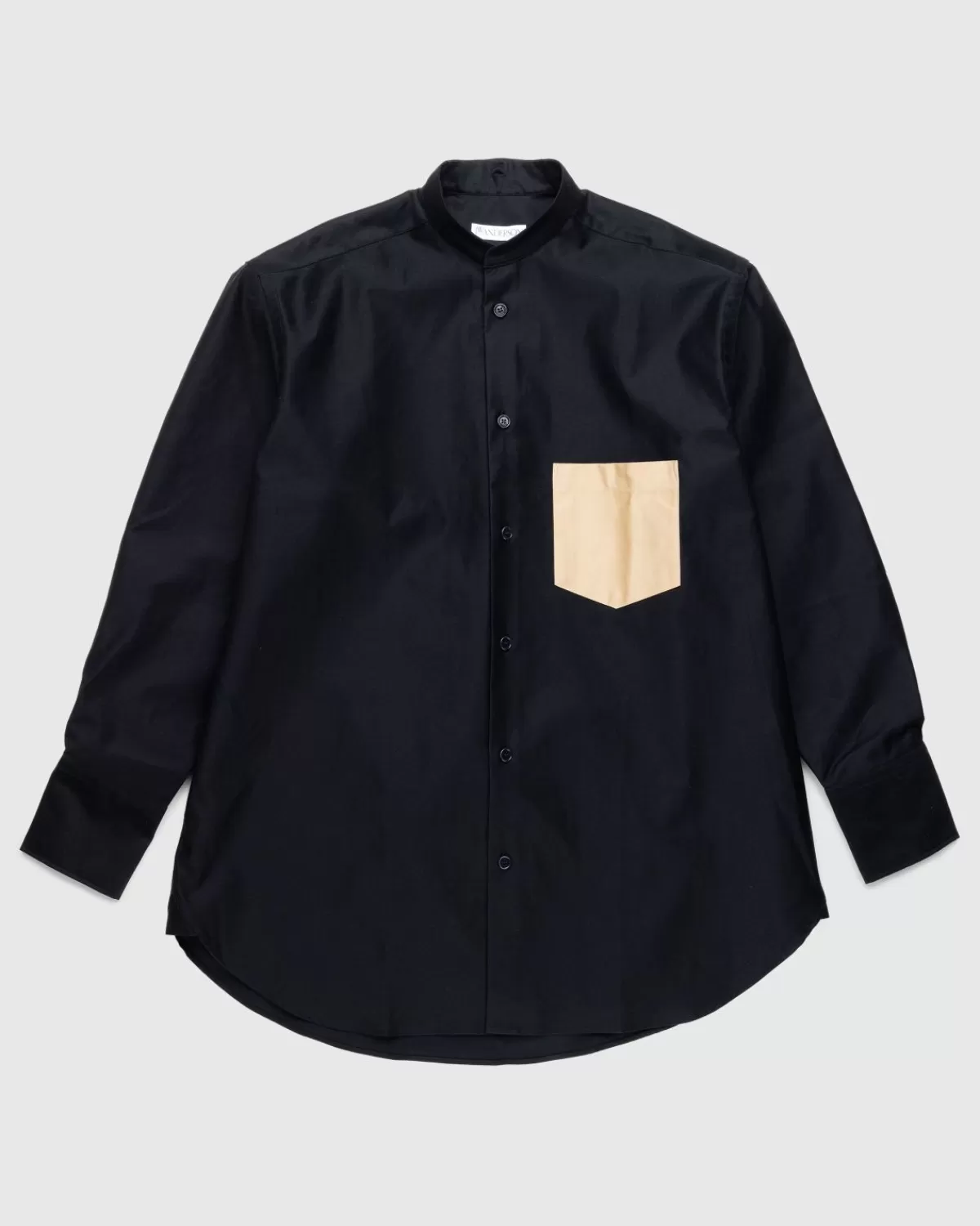 Overhemden^J.W. Anderson Jw Anderson - Oversized Overhemd Met Contrasterende Zak, Marineblauw