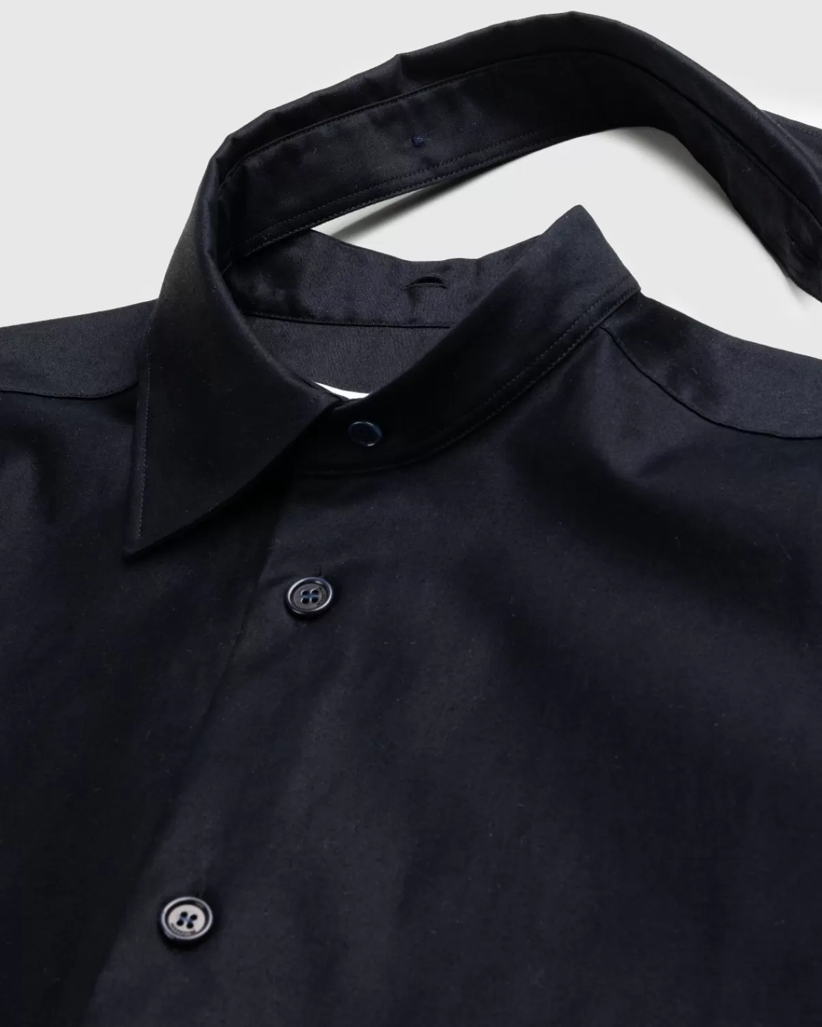 Overhemden^J.W. Anderson Jw Anderson - Oversized Overhemd Met Contrasterende Zak, Marineblauw
