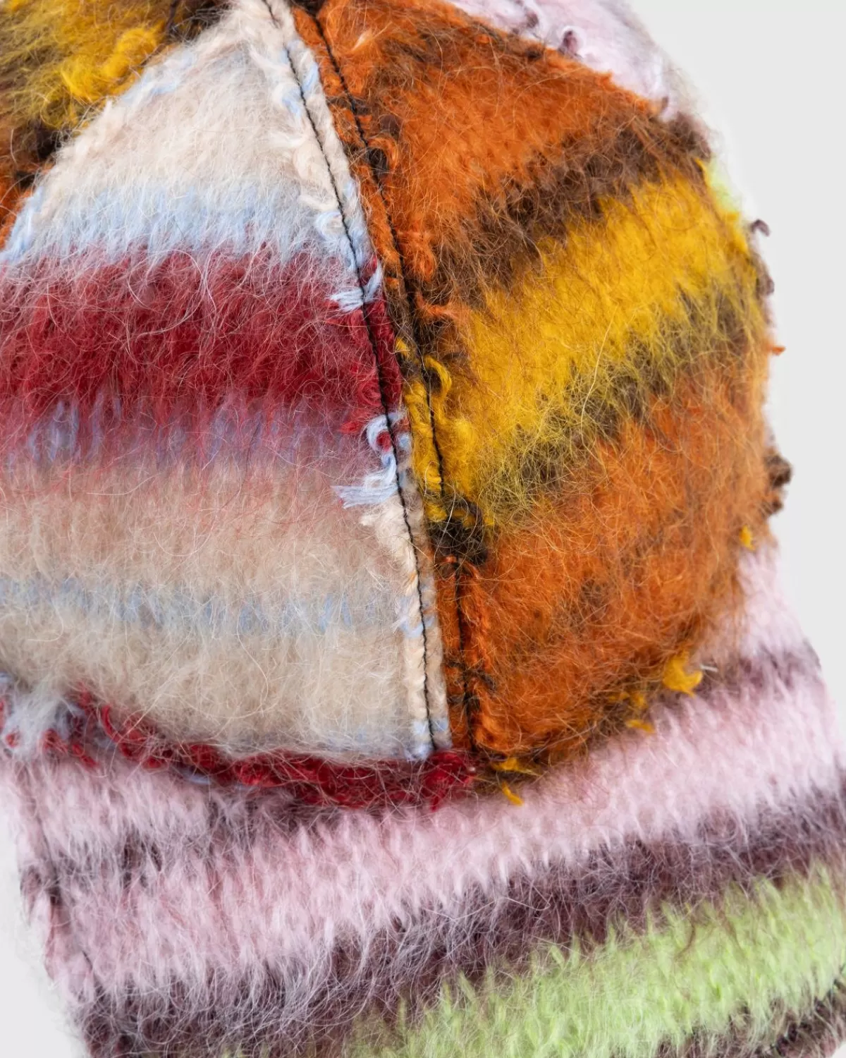 Marni Color-Block Mohair Cap Multi Cheap