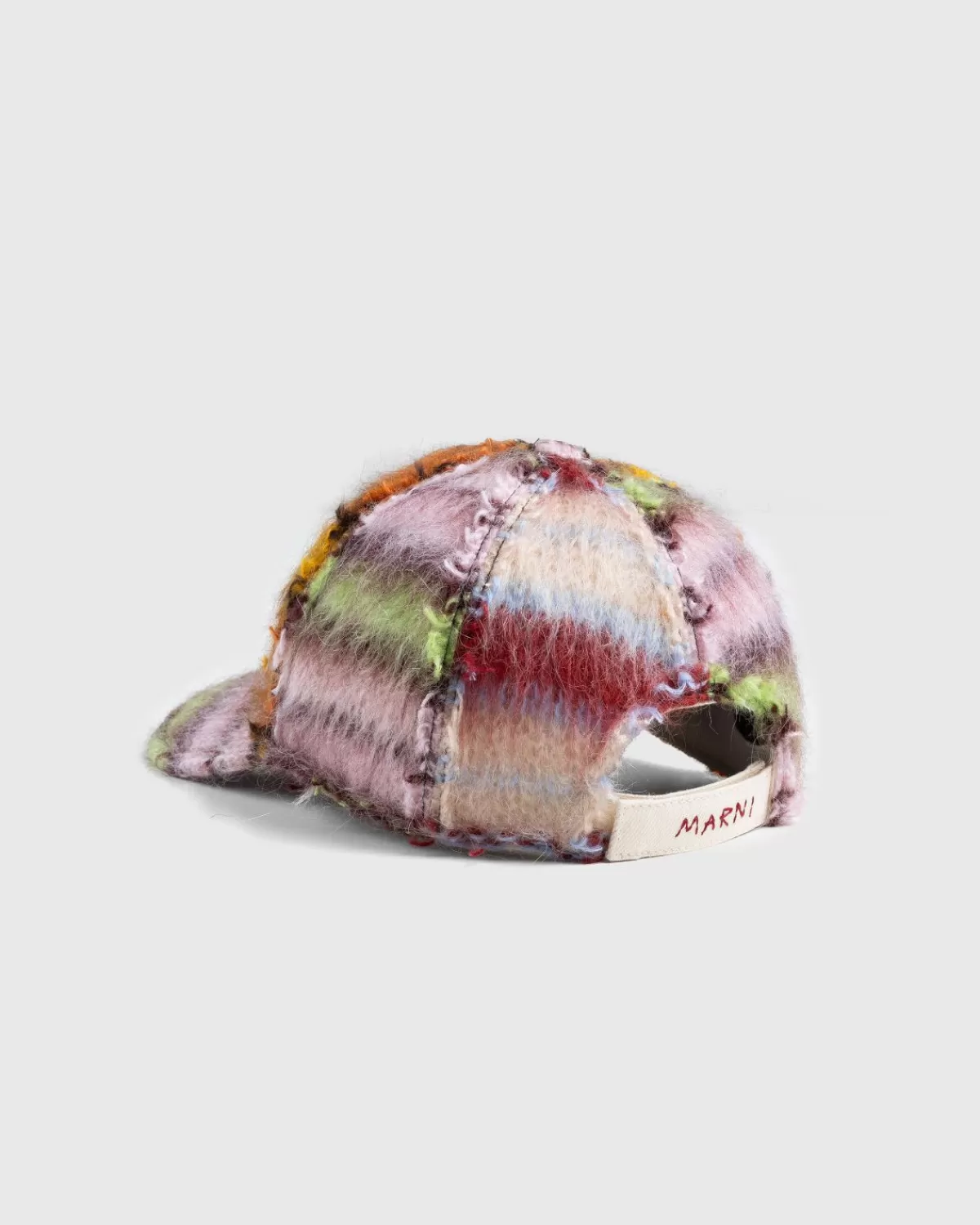 Marni Color-Block Mohair Cap Multi Cheap