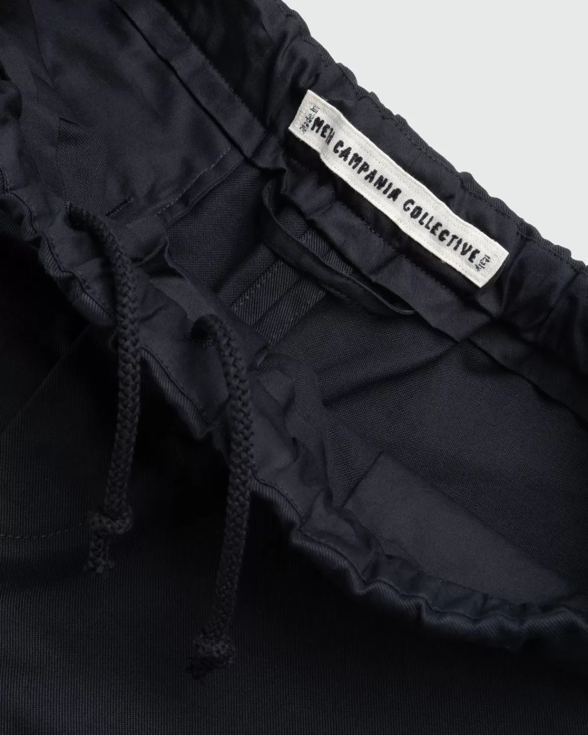 Broek^Meta Campania Collective Ed Ongevoerde Broek Met Trekkoord Zwart
