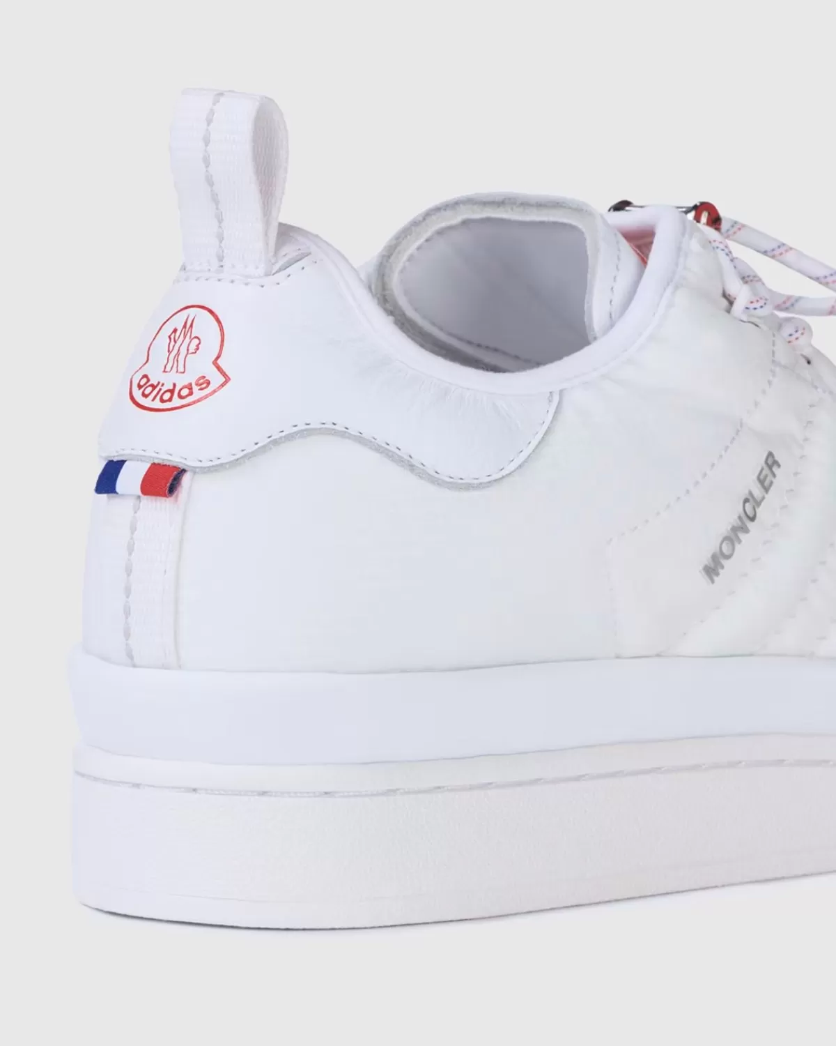 Moncler X Adidas Originals Campusschoenen Core Wit Sale