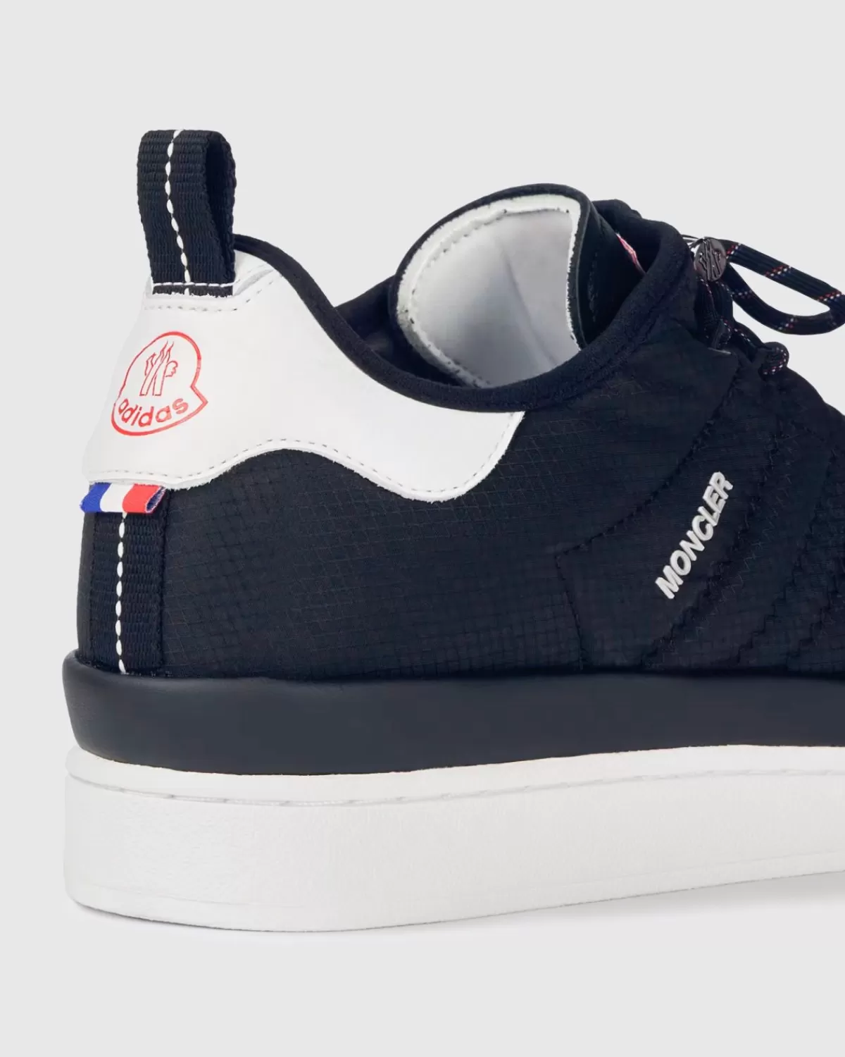 Moncler X Adidas Originals Campusschoenen Core Zwart Store
