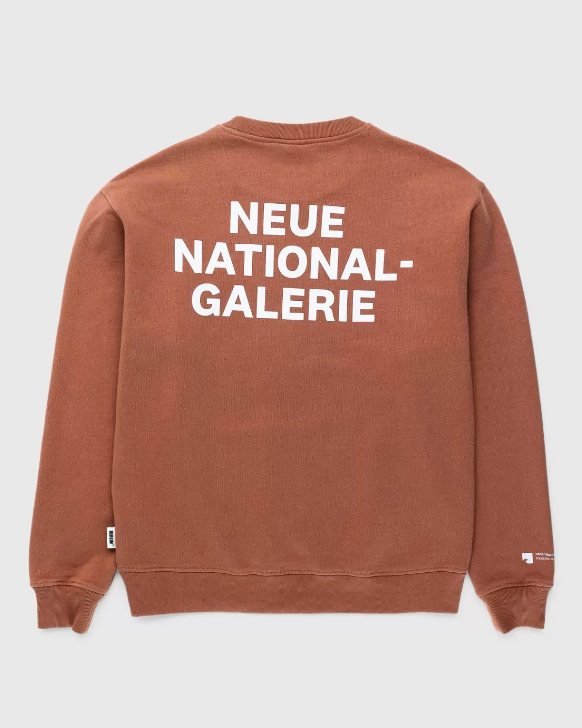 Neue Nationalgalerie X Highsnobiety Berlijn, Berlijn 3 Ronde Hals, Bruin Discount