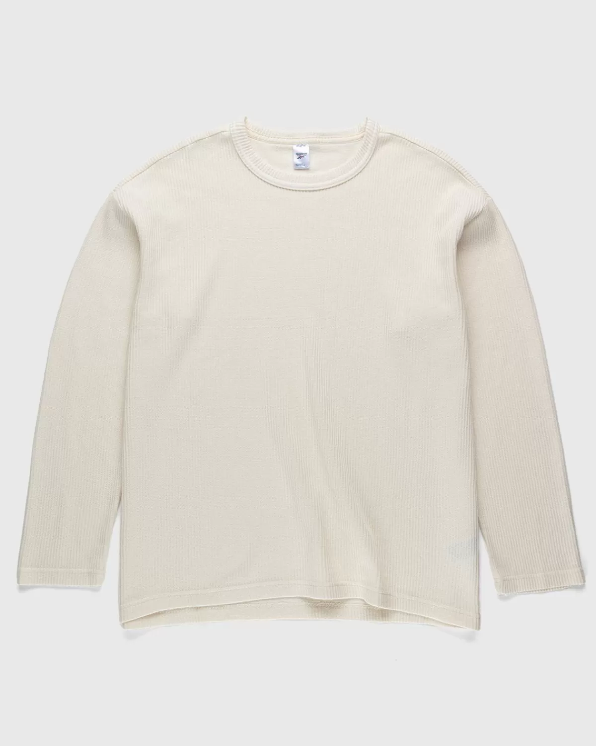 Reebok Klassiek Sweatshirt Met Natuurlijke Kleurstof En Wafelstructuur, Niet Geverfd Discount