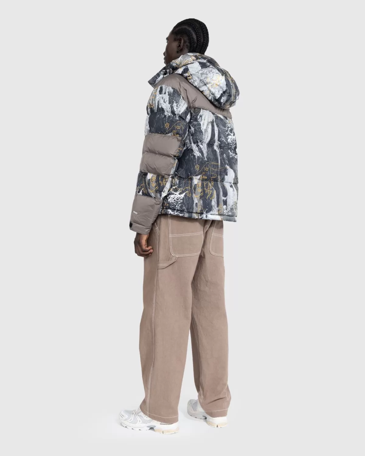Bovenkleding^The North Face Hmlyn Baltoro Jack Falcon Brown Conrads Notes-Print