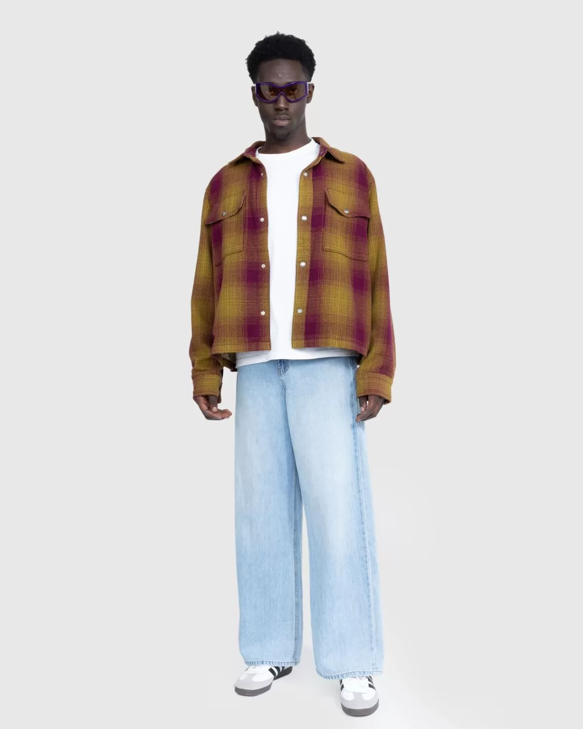 Overhemden^The North Face Valley Twill Utility Shacket Grote Halfdome Schaduwplaid