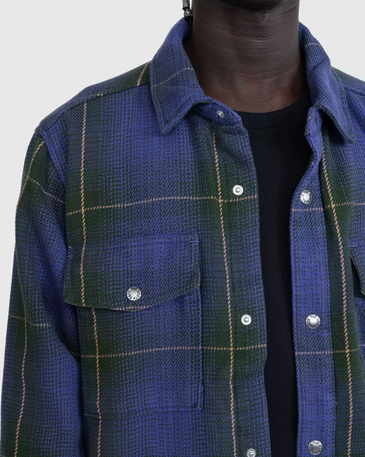 Overhemden^The North Face Valley Twill Utility Shacket Pine Needle Grote Halfdome Schaduwplaid