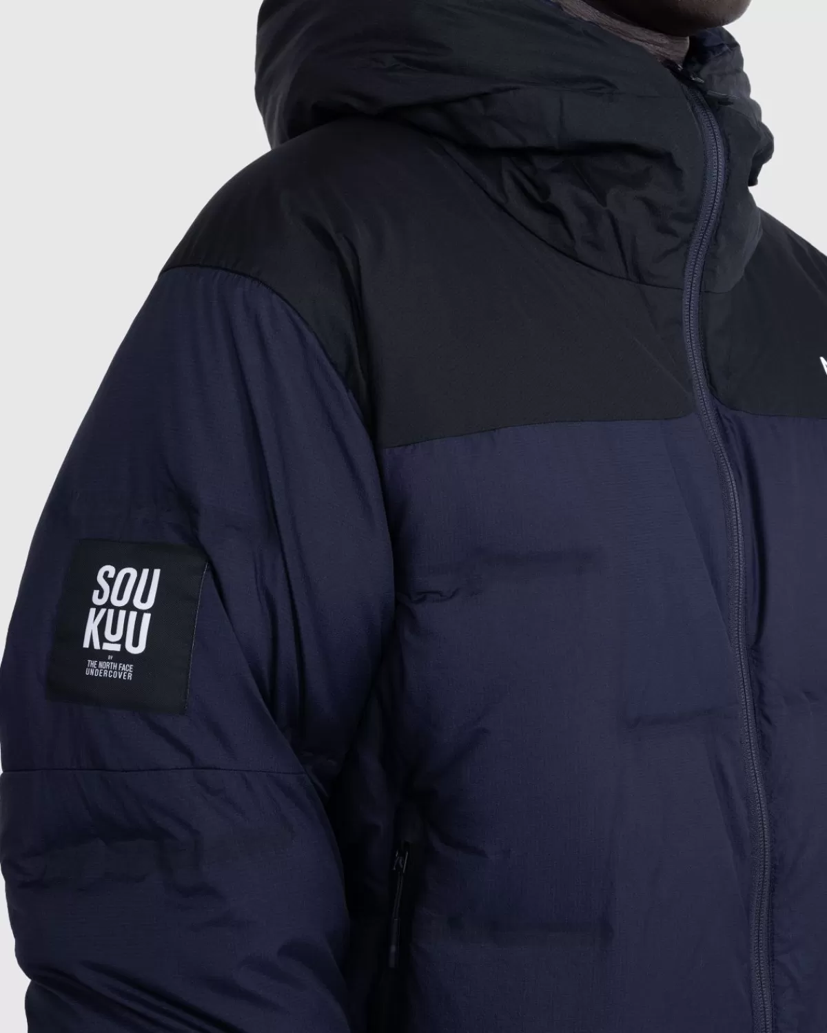 Bovenkleding^The North Face X Undercover Soukuu Cloud Down Nupste Parka Zwart/Navy