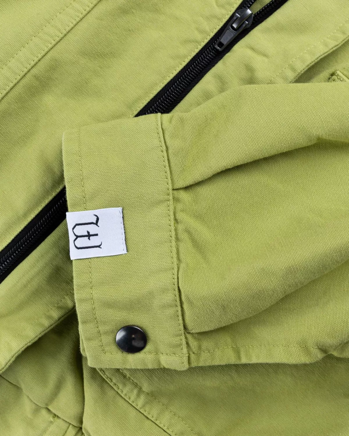 Bovenkleding^Winnie New York Katoenen Jack Met Dubbele Zak Groen