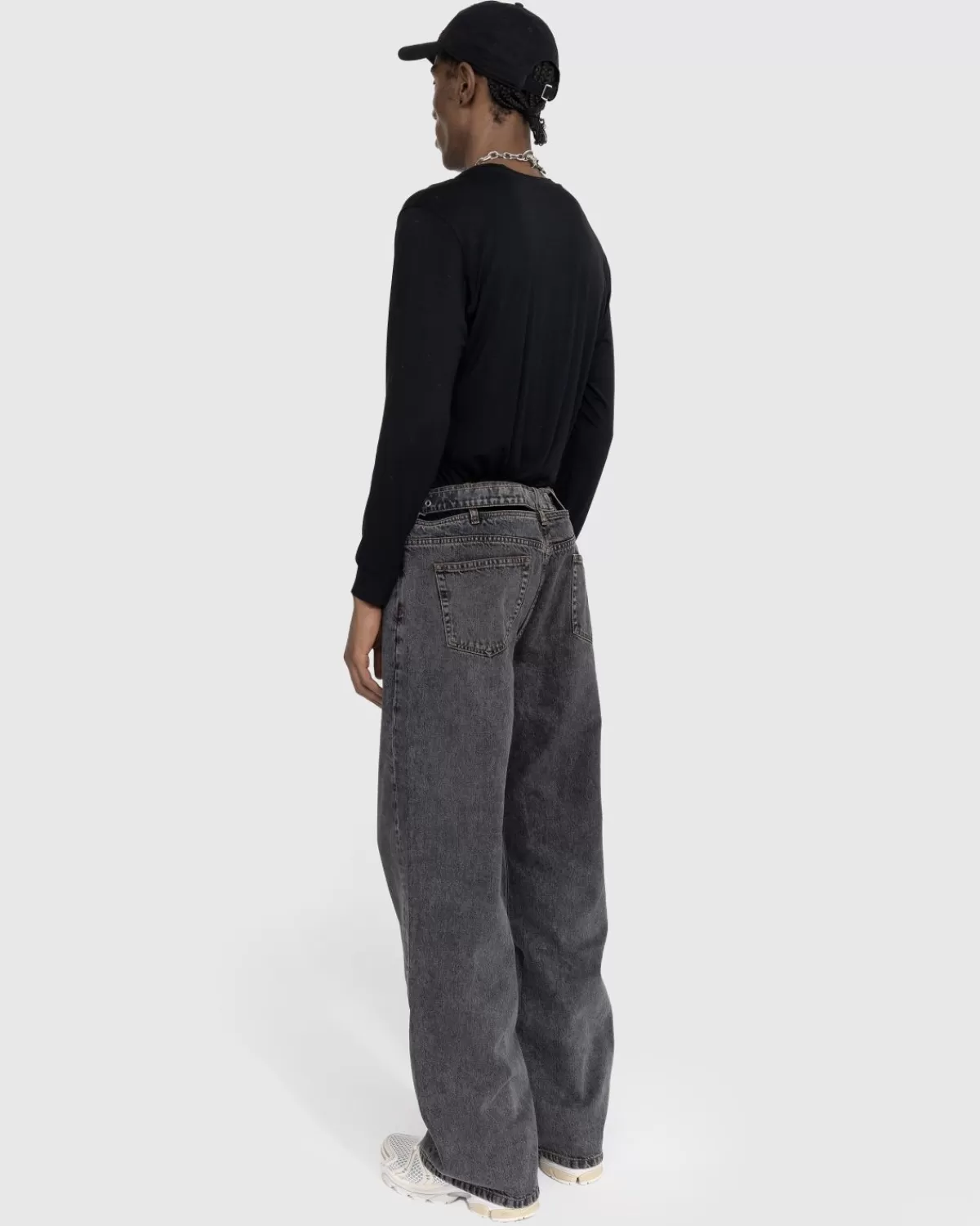 Broek^Y/Project Evergreen Y-Riemjeans Vintage Zwart